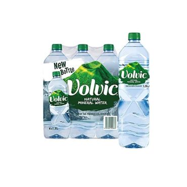 Volvic Natural Mineral Water, 1.5L (4+2Free)